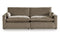 Sophie Cocoa 2-Piece Sectional Loveseat -  Ashley - Luna Furniture