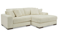 Lindyn Ivory 2-Piece RAF Chaise Sectional -  Ashley - Luna Furniture