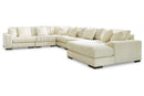 Lindyn Ivory 6-Piece Sectional with Chaise and Ottoman -  Ashley - Luna Furniture