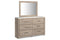 Senniberg Light Brown/White Dresser and Mirror -  Ashley - Luna Furniture