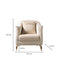 Belinda Ivory Velvet Sofa 89" & Loveseat 69" [ETA: 1/15]