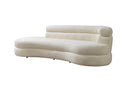 Larissa Ivory Boucle Chaise Lounge [ETA: 6/30]