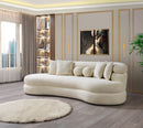 Larissa Ivory Boucle Chaise Lounge [ETA: 6/30]