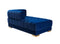 Ariana Blue Velvet Double Chaise 138" Sectional