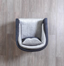 Leina Silver-Gray  Velvet Chair