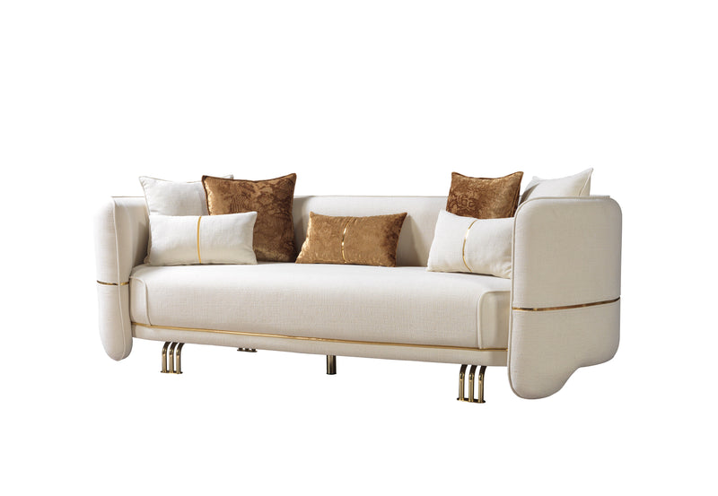 Helena Ivory Velvet Sofa 94" & Loveseat 82" [ETA: 11/25]