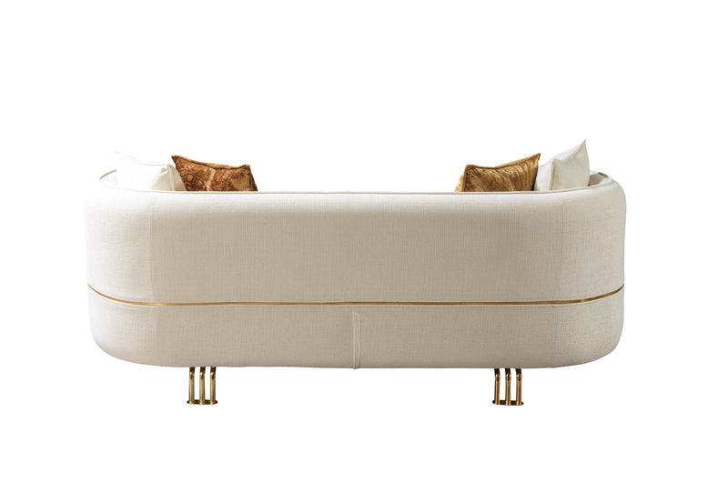 Helena Ivory Velvet Sofa 94" & Loveseat 82" [ETA: 11/25]