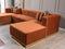 Juliana Orange Velvet 4-Piece 140" Sectional  [ETA: 10/20]