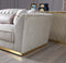 Milena Ivory Velvet Sofa 93" & Loveseat 73"