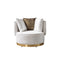 Michelle Ivory Velvet Chair