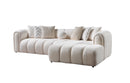 Lis Ivory Boucle RAF 115" Sectional [ETA: 11/25]