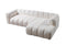 Lis Ivory Boucle RAF 115" Sectional [ETA: 11/25]