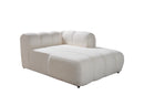 Lis Ivory Boucle RAF 115" Sectional [ETA: 11/25]