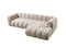 Lis Sand Boucle RAF 115" Sectional