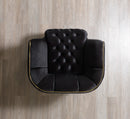 Daphne Black Velvet Sofa 95" & Loveseat 79"