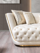 Daphne Ivory Velvet Sofa 95" & Loveseat 79" [ETA: 10/25]