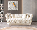 Daphne Ivory Velvet Sofa 95" & Loveseat 79" [ETA: 10/25]