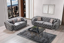 Lupino Gray Velvet Sofa 95" & Loveseat 82" [ETA: 11/15]