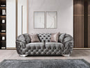 Lupino Gray Velvet Sofa 95" & Loveseat 82" [ETA: 11/5]