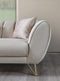 Merida Ivory Velvet Sofa 92" & Loveseat 72"