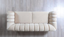 Merida Ivory Velvet Sofa 92" & Loveseat 72"