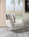 Merida Ivory Velvet Sofa 92" & Loveseat 72"