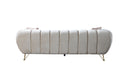 Merida Ivory Velvet Sofa 92" & Loveseat 72"