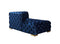 Neva Blue Velvet Double Chaise 138" Sectional