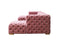 Neva Pink Velvet Double Chaise 138" Sectional