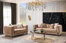 Brenda Coffee  Boucle  Sofa 93" & Loveseat 71"