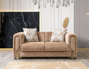 Brenda Coffee  Boucle  Sofa 93" & Loveseat 71"