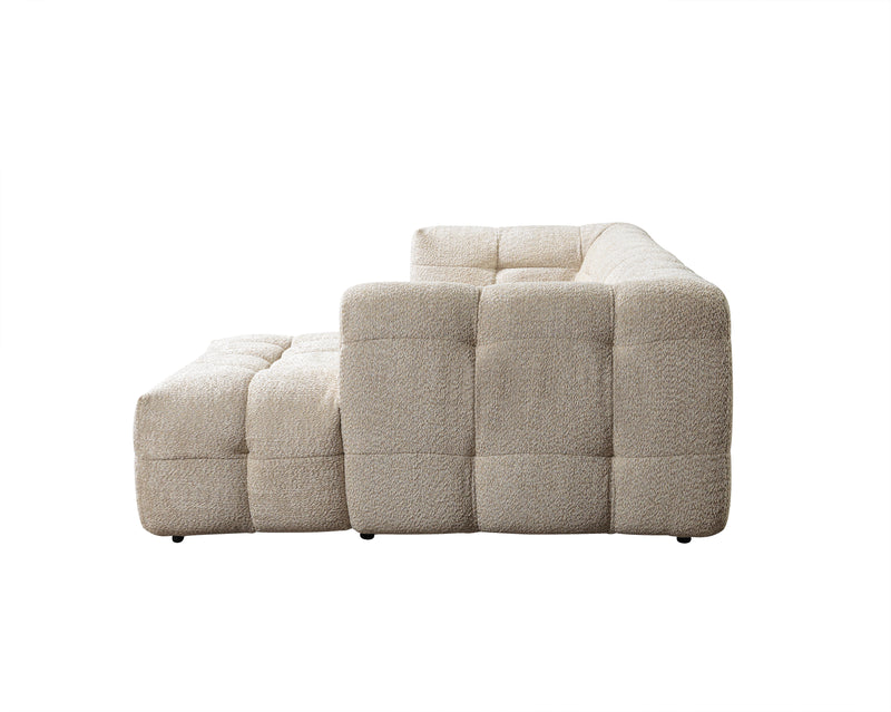 Ivy Sand Boucle RAF 110" Sectional