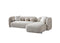 Liva Sand Boucle RAF 110" Sectional [ETA: 3/20]