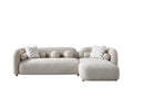 Liva Sand Boucle RAF 110" Sectional [ETA: 3/20]