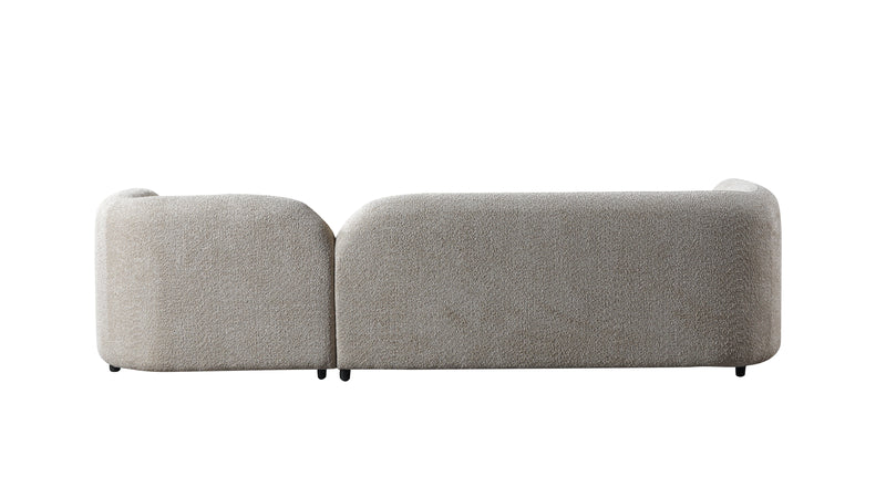 Liva Sand Boucle RAF 110" Sectional [ETA: 3/20]