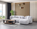 Liva Gray Boucle RAF 110" Sectional [ETA: 3/20]