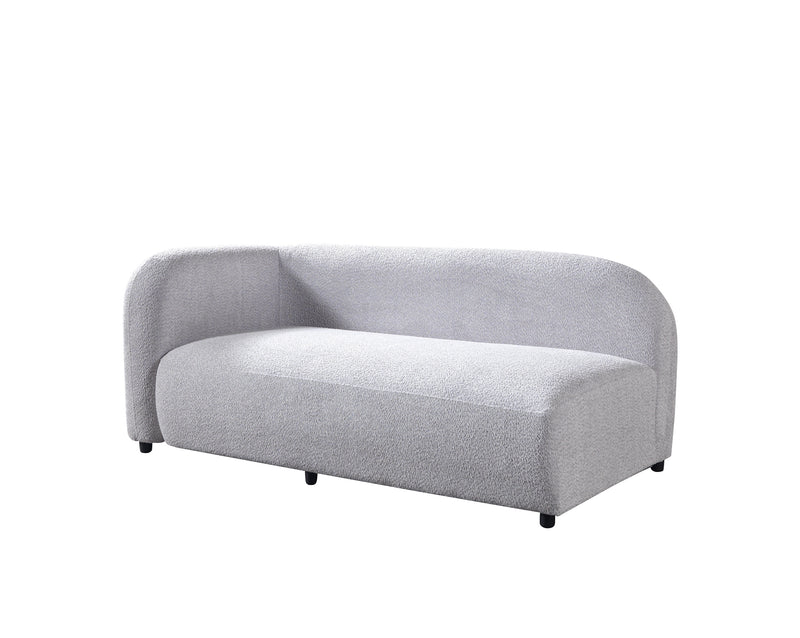 Liva Gray Boucle RAF 110" Sectional [ETA: 3/20]