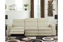 Texline Sand 4-Piece Power Reclining Sofa -  Ashley - Luna Furniture