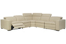 Texline Sand 6-Piece Power Reclining Sectional -  Ashley - Luna Furniture