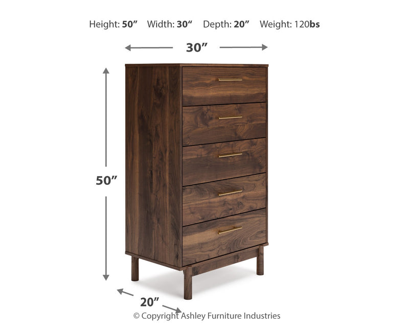 Calverson Mocha Chest of Drawers - EB3660-245