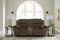 Dorman Chocolate Reclining Loveseat with Console - 9460894