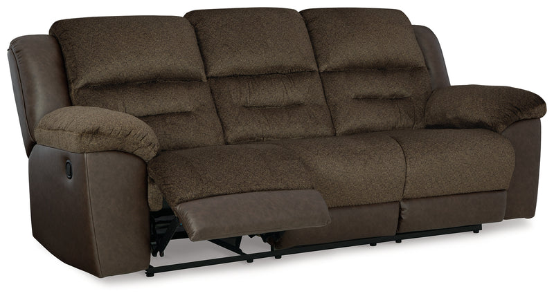 Dorman Chocolate Reclining Sofa - 9460888