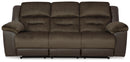 Dorman Chocolate Reclining Sofa - 9460888