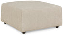 Edenfield Linen Oversized Accent Ottoman - 2900408