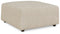 Edenfield Linen Oversized Accent Ottoman - 2900408