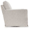 Nenana Next-Gen Nuvella Stone Swivel Glider Accent Chair - A3000644