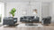 Belinda Gray Velvet Sofa 89" & Loveseat 69"