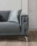 Belinda Gray Velvet Sofa 89" & Loveseat 69" [ETA: 1/15]