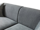 Belinda Gray Velvet Sofa 89" & Loveseat 69" [ETA: 1/15]