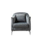 Belinda Gray Velvet Chair